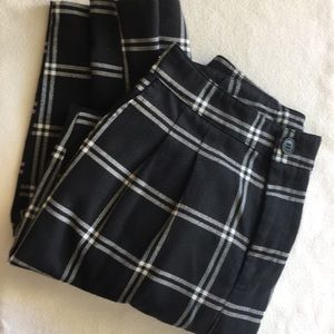 High Rise Plaid Pants Forever 21